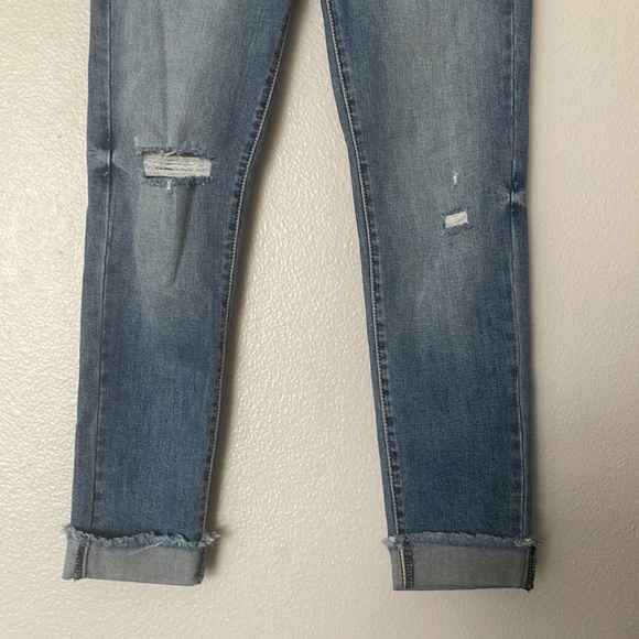 KanCan Mid-Rise Distressed Skinny Jeans STYLE # SP1324-2 Size 28 - Picture 3 of 9